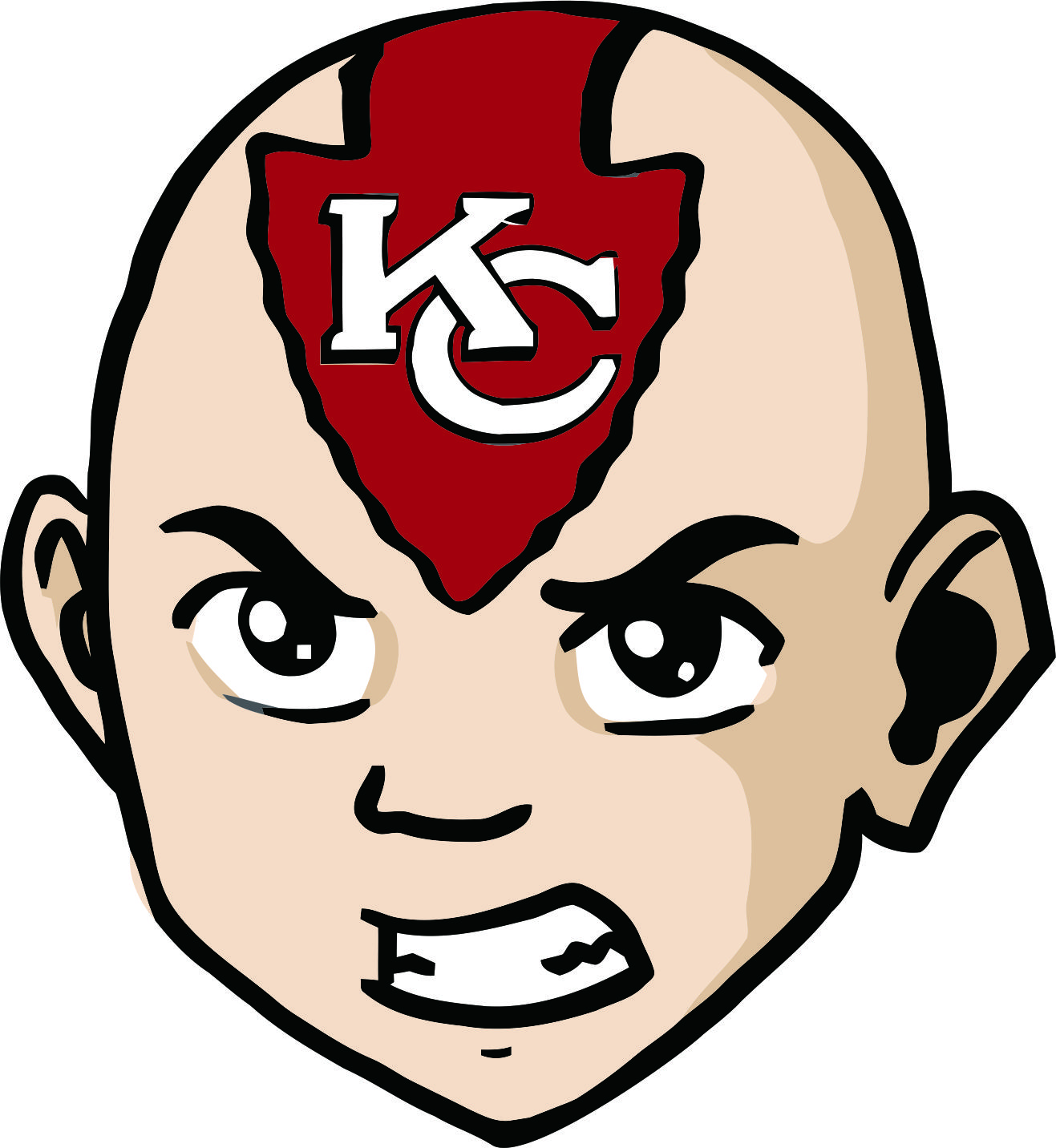 Kansas City Chiefs Anime Logo DIY iron on transfer (heat transfer)